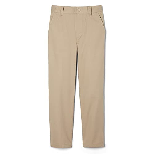 French Toast Boys Pull-on Relaxed Fit School Uniform Pant (Standard & Husky), Khaki, 10 — view 6