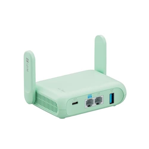 GL.iNet GL-MT3600BE (Beryl 7) Portable Travel Router, Pocket Wi-Fi 7 Wireless 2.5G Router, Mini Portable VPN Routers WiFi for Car, Travel, Public Computer Routers, Business, Mobile/RV/Cruise/Plane