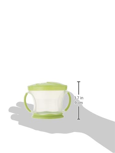 Munchkin Snack Catcher Toddler Snack Cups, 2 Pack, Blue/Green — view 5