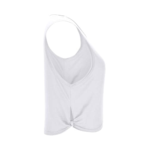 Women Workout Tank Top Open Side Crop Tank Tops Sport Athletic Yoga Running Gym Loose Sleeveless Crop Shirts — view 3