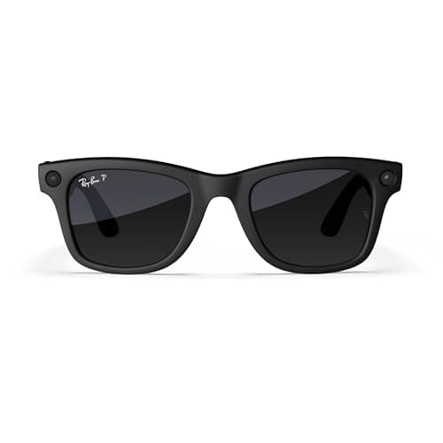 Ray-Ban Meta Glasses, Wayfarer - Matte Black/Polarized Gradient Graphite