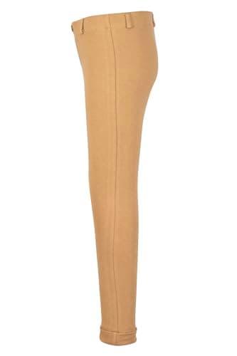 TuffRider Girl's Starter Lowrise Pull-On Jods Breech, Sand, 4 — view 3
