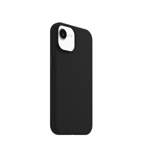 OtterBox iPhone 17e, 16e, 15, 14, & 13 Figura Series Case - Black - Aesthetic, Silicone Phone Cases, Protective Minimalist Design, MagSafe iPhone Case with Camera Protection — view 3