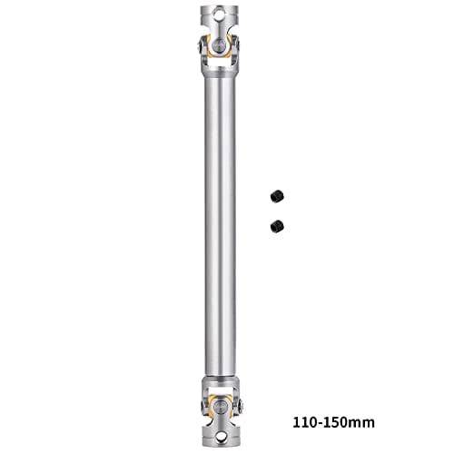 RC-Hub 1Pcs RC Driveshafts Metal Drive Shaft 45-50/47-57/55-67/60-80mm for 1:14 Tamiya Trailer Tractor Truck RC Crawler Car (110-150mm) — view 3