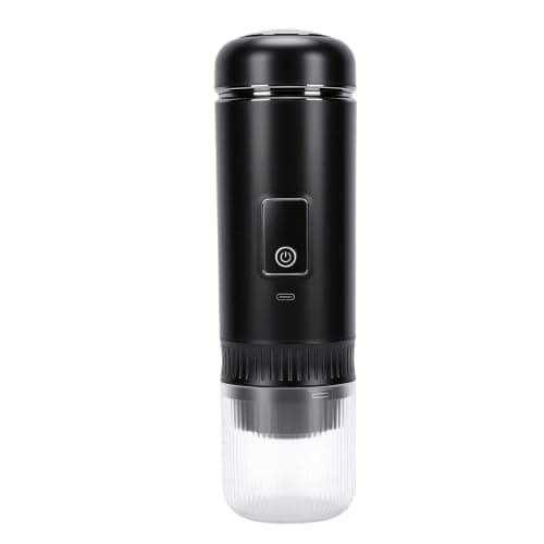 Focket Portable Coffee Maker, 200ml Rechargeable Cordless with 7800mAh Battery Electric Machine Compact Design for Travel RV Hiking Office Car Camping Home