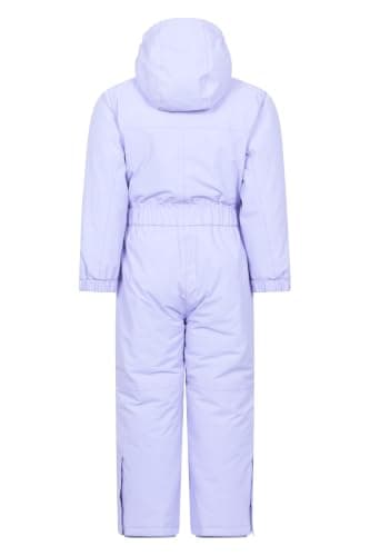 Mountain Warehouse Cloud Kids All in 1 Snowsuit - Waterproof Skisuit Light Purple Kids 3-4 Yrs (98-104 cm) — view 3