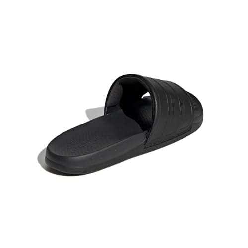 adidas Unisex-Adult Adilette Comfort 2.0, Black/Black/Carbon, 11 — view 4