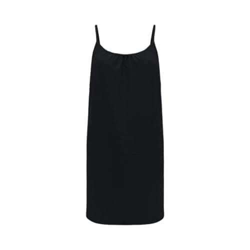 Linen Clothes for Women,Backless Mini Cami Dresses Womens Sleeveless Open Back Dress Spaghetti Strap Flowy Sundress Summer Beach Vacation Sling Dress — view 5
