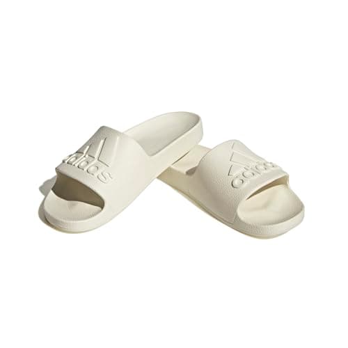 adidas unisex-adult Adilette Aqua Off White/Off White/Off White 10 — view 4