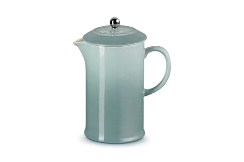Le Creuset Stoneware French Press, 34 oz., Sea Salt — view 2