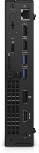 Dell OptiPlex 3050 Micro Form Factor Desktop Computer, Intel Core i5-7500T, 8GB DDR4, 256GB Solid State Drive, Windows 11 Pro (Renewed) — view 3