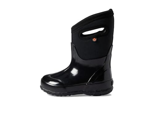 BOGS Classic High Waterproof Insulated Rubber Neoprene Rain Boot, Black, 5 US Unisex Big Kid — view 3