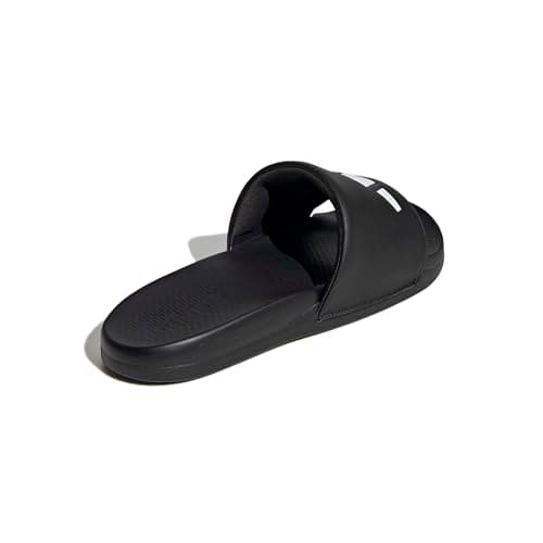 adidas Unisex-Adult Adilette Comfort 2.0, Black/White, 7 — view 5