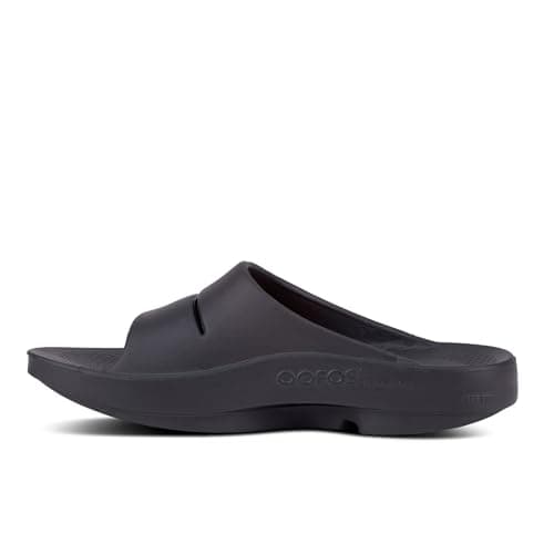 OOFOS OOahh Recovery Slide, Black - Women’s Size 12, Men’s Size 10 — view 4