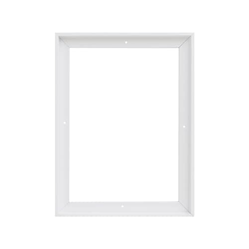 Pixy Canvas Floater Frame 16x20 for 3/4 (0.75) inch Deep Canvas Paintings/Canvas Prints/Wood Canvas Panels/Wall Art/Wall Decor/Home Decor/Artwork (White, 16 x 20 inch, Portrait)