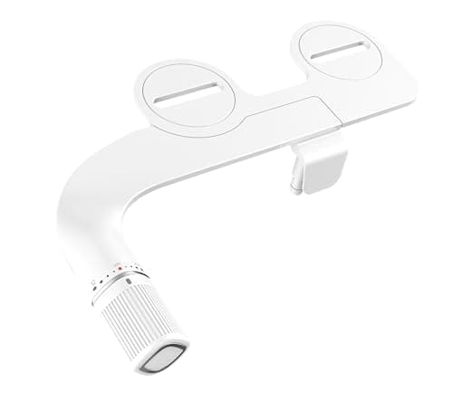 BIGCOW Bidet Attachment for Toilet, Ultra-Slim Dual Nozzle (Frontal & Rear Wash) Hygienic Toilet Bidet, Fresh Cold Water Pressure Adjustable Bidet Attachment with Stainless Steel Inlet — view 6