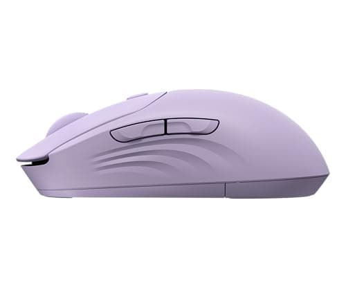 HP 400 Quiet Wireless Mouse, Dual Bluetooth & 2.4GHz, Soft Silicone, Quiet Clicks, Microsoft Wheel, 24-Month Battery, 6000 DPI, Ambidextrous, Eco-Friendly Design, Multi-OS, Purple — view 4