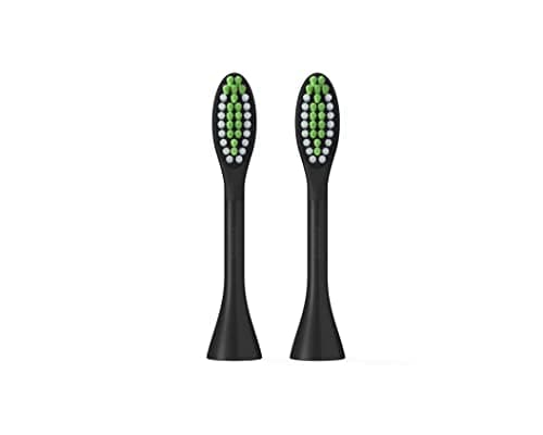 Philips One by Sonicare Electric Toothbrush Heads, Motorized Sonicare Toothbrush Heads, Brush Head Pack (2 Heads), Black, BH1022/06 — view 7