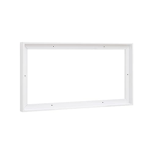 Pixy Canvas Floater Frame 16x20 for 3/4 (0.75) inch Deep Canvas Paintings/Canvas Prints/Wood Canvas Panels/Wall Art/Wall Decor/Home Decor/Artwork (White, 16 x 20 inch, Landscape)
