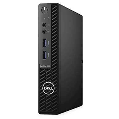 Dell Optiplex 3080 Micro (16GB, 512GB SSD, i3-10100T 2.40GHz) Win11P, Black (Renewed) — view 3