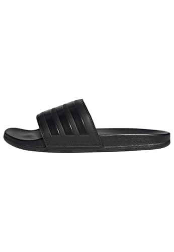 adidas Adult Adilette Comfort Slides Core Black/Core Black/Core Black 15