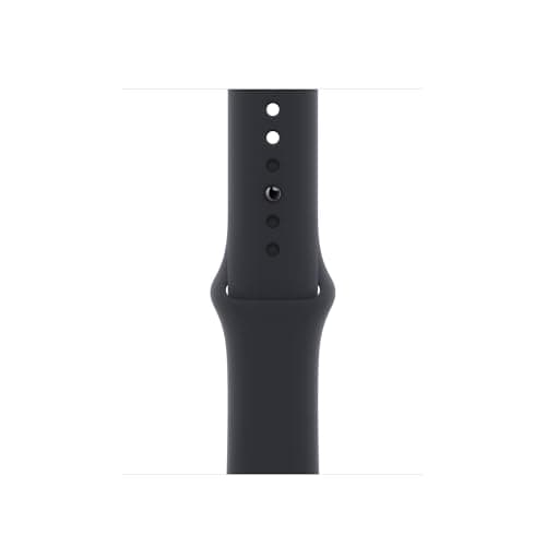 Apple Watch Series 8 [GPS, 41mm] - Midnight Aluminum Case with Midnight Sport Band, M/L (Renewed) — view 3