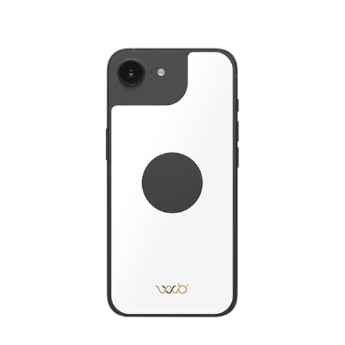 WAVEBLOCK EMF Blocker for Cell Phone - Made for iPhone 17e - The Only Patented, Real Scientifically Backed, Lab-Tested 5G-Shield Sticker to Protect You & Your Loved Ones - USA Made White