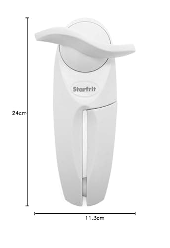 Starfrit Little Beaver Can Opener, Safe, Holds Lid and Leaves No Sharp Edges on Lid, Comfort Grip, 3-Year Warranty, White — view 7