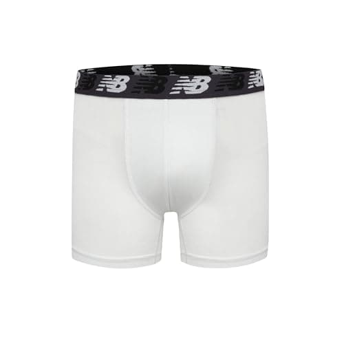 New Balance Boys' 3.5" Underwear, Performance Boxer Briefs (4 Pack), Midnight Violet/Ice/Airy Teal/Black, Medium — view 2