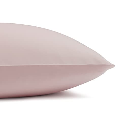 Amazon Basics Lightweight, Breathable Microfiber 4-Piece Bed Sheet Set with 14-Inch Deep Pockets, Full, Blush Pink, Solid — view 4