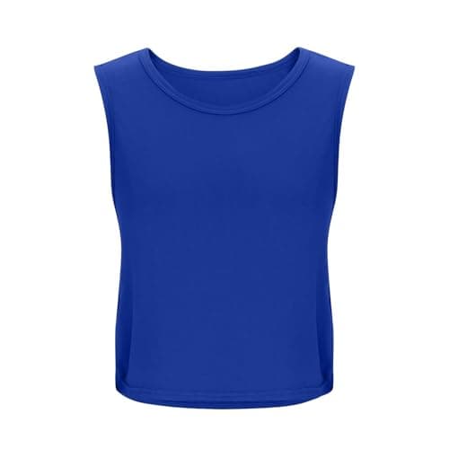 Workout Tank Tops for Women Sleeveless Cropped Muscle Tanks Knot Side Running Yoga Gym Sports Shirts Athletic Clothes — view 5