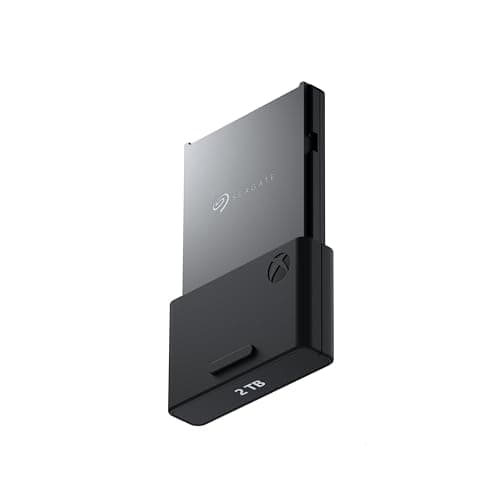 Seagate Storage Expansion Card 2TB Solid State Drive - NVMe SSD for Xbox Series X|S, Quick Resume, Plug & Play, Licensed (STJR2000400) Black