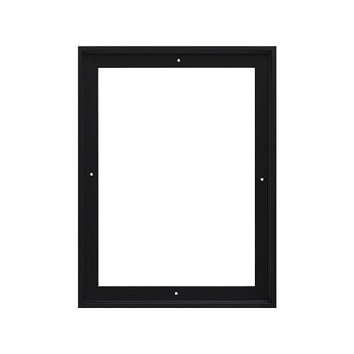 Pixy Canvas Floater Frame 16x20 for 3/4 (0.75) inch Deep Canvas Paintings/Canvas Prints/Wood Canvas Panels/Wall Art/Wall Decor/Home Decor/Artwork (Black, 16 x 20 inch, Portrait)