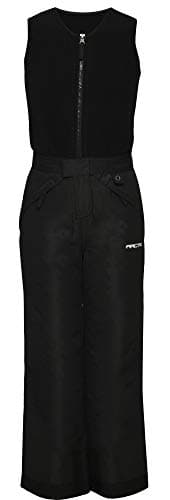 Arctix Kids Limitless Fleece Top Bib Overalls, Black, Medium Husky — view 2