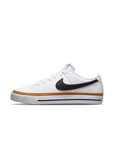 Nike Women's Gymnastics Shoes, White White Black Desert Ochre Team Orange, 8 US