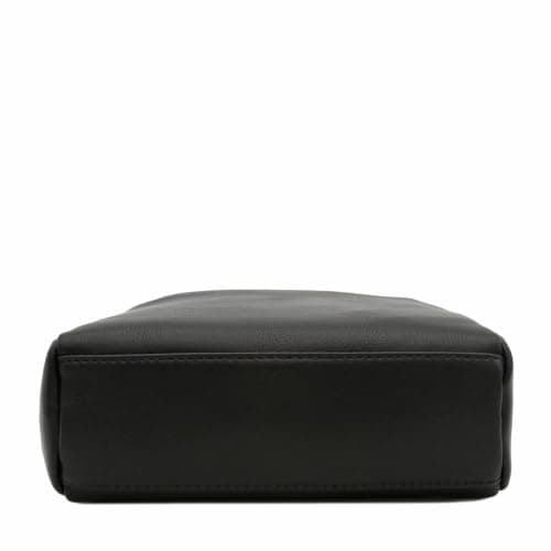 FashionPuzzle Triple Zip Small Crossbody Bag (Black) — view 5