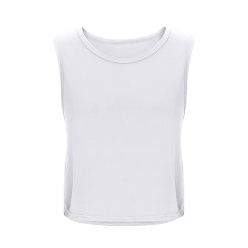 Women Workout Tank Top Open Side Crop Tank Tops Sport Athletic Yoga Running Gym Loose Sleeveless Crop Shirts — view 4