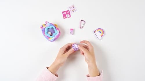 REAL LITTLES Liquid Charms, 1 Liquid Filled Micro-Sized Backpack with Window & Tiny Animal Charm Bobbing Inside, Reveal 6 Cute Tiny Animal Themed Stationery Surprises - Styles May Vary — view 5