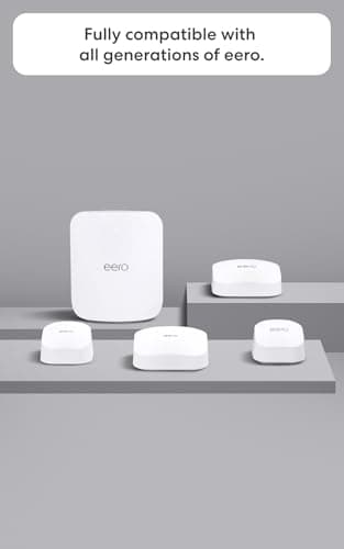 Amazon eero 7 dual-band mesh Wi-Fi 7 router (newest model) - Supports internet plans up to 2.5 Gbps, Coverage up to 2,000 sq. ft., 1-pack — view 5