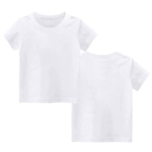 Custom T Shirts for Kids Boys Girls Personalized Youth T-Shirt Custom Image/Text Customized Front/Back Print White — view 5