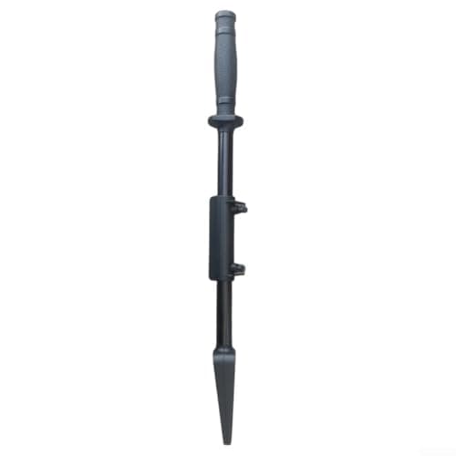 Snow Blower Chute Cleaning Tool with Installation Clip, Hard Plastic and Metal Snow Shovel for Clearing Blockages, for Bailitong and OEM Models, Black, 1 Pack — view 2