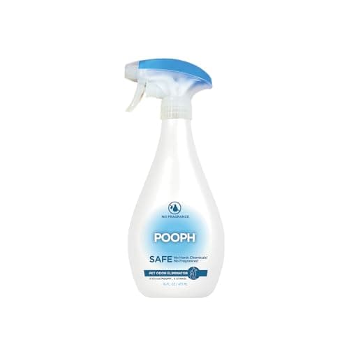 Pooph Pet Odor Eliminator, 16oz Spray - Eliminates Odors at the Molecular Level, Dogs, Cats, Freshener, Eliminator, Urine, Poop, Pee, Deodorizer, Fresh, Clean, Furniture, Potty