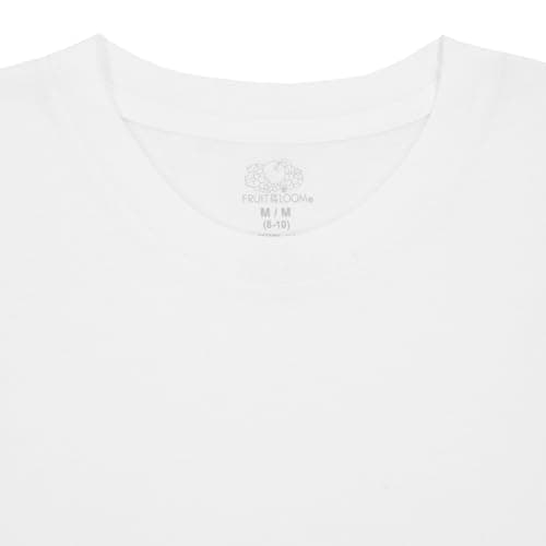 Fruit Of The Loom Boys Eversoft Cotton Undershirts, T Shirts & Tank Tops Underwear, T Shirt - Boys - 7 Pack - White, Small US — view 2