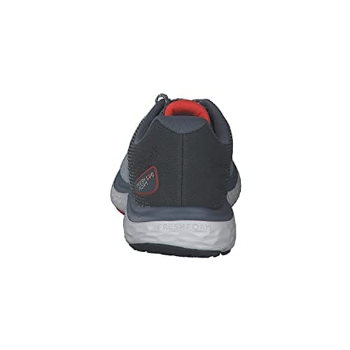 New Balance mens 680 V7 Running Shoe 10 X-Wide Grey/Ghost Pepper/Black — view 5