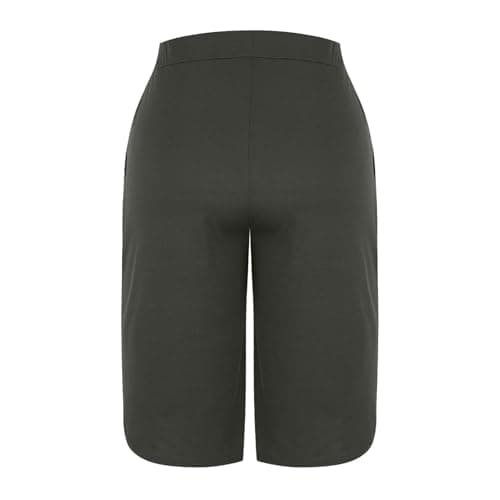 Women Capri Pants Summer Cut Out Side Casual Fashion Drawstring Soft Comfort Capris Workout Running Cropped Jogger — view 5