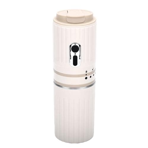Keenso Mini Grinder Portable Coffee Maker Electric Brewer for OntheGo Travel and Home Enjoyment