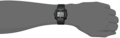 Casio Men's F108WH Illuminator Collection Black Resin Strap Digital Watch — view 5