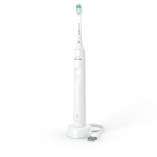 Philips Sonicare 4100 Power Toothbrush, Rechargeable Electric Toothbrush with Pressure Sensor, White HX3681/23 — view 3