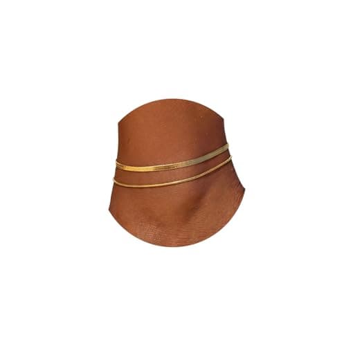 U7 Gold Snake Chain Ankle Bracelets for Women Hypoallergenic, Layered Anklet for Women Waterproof Gold Anklets