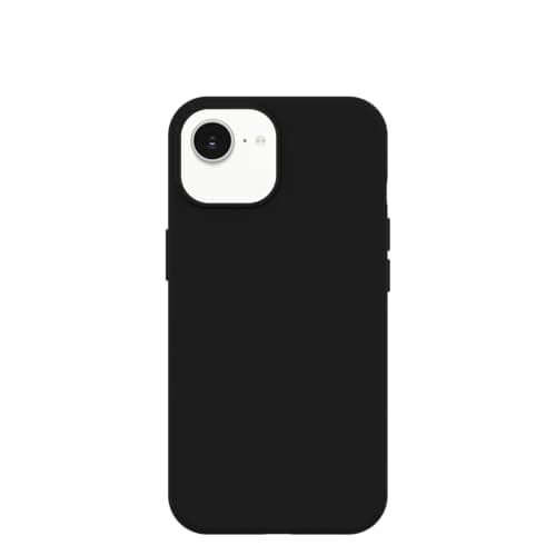 OtterBox iPhone 17e, 16e, 15, 14, & 13 Figura Series Case - Black - Aesthetic, Silicone Phone Cases, Protective Minimalist Design, MagSafe iPhone Case with Camera Protection
